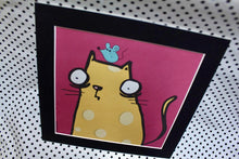 Load image into Gallery viewer, ‘Cheese Cat’ Art Print Square

