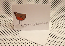 Load image into Gallery viewer, Robin Drops Christmas Greeting Card
