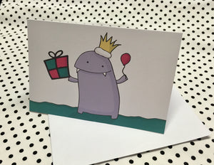 Birthday Monster Greeting Card