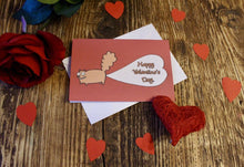 Load image into Gallery viewer, ‘Squirrel Bubble Bum’ Valentine&#39;s Day Greeting Card
