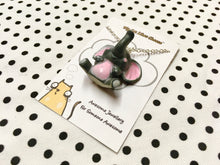 Load image into Gallery viewer, Repurposed Toy Elephant pendant necklace
