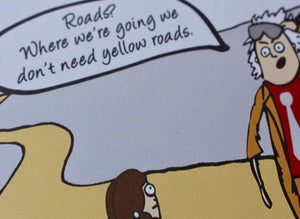 ‘Yellow Roads’ Parody Art Print