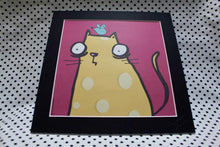 Load image into Gallery viewer, ‘Cheese Cat’ Art Print Square
