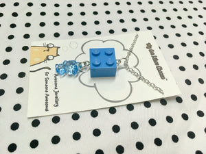 LEGO Brick Kitty Necklace