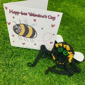 ‘Happ-Bee Valentine’s Day’ Love Greeting Card