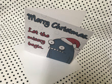 Load image into Gallery viewer, Miserable Monster Christmas Greeting Card
